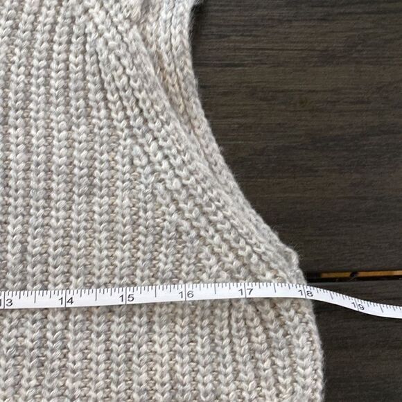 A new day NEW wool blend sleeveless sweater dress cowl neck gray medium - Picture 7 of 7